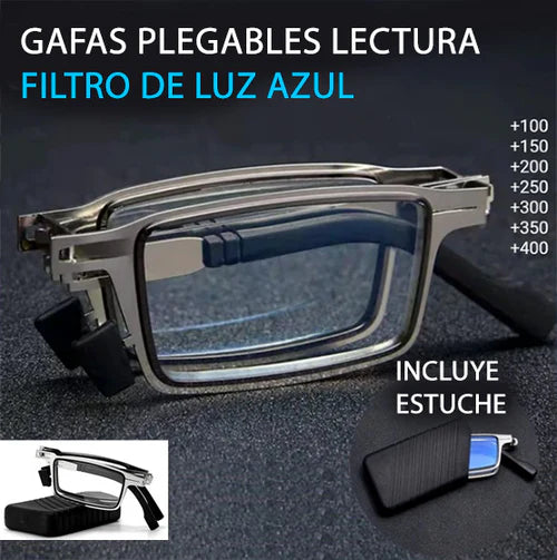 Lentes Plegables de Lectura con Filtro Luz Azul - Siempre en tu Bolsillo