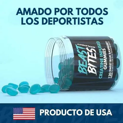 BEAST BITES | Gomitas de Creatina 120 uds