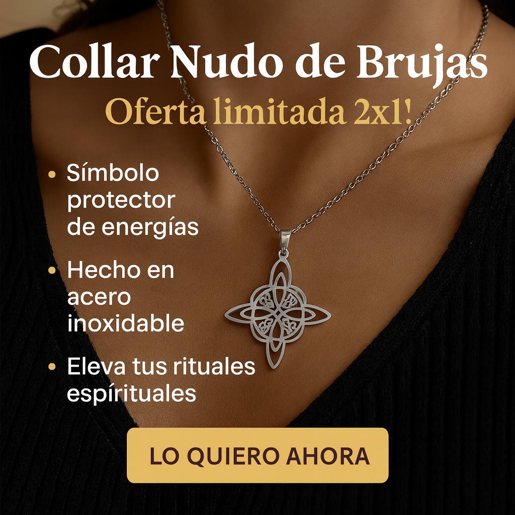 Escudo Ancestral y Protección Espiritual – Collar Nudo de Brujas (2X1)