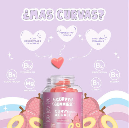 Curvi Gummies | Suplemento Aguaje en gomitas