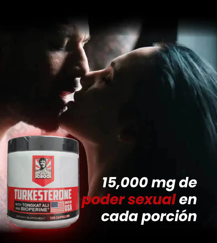 Turkesterone | Potencia Natural para Crecer y Rendirse al Máximo (60 cápsulas)