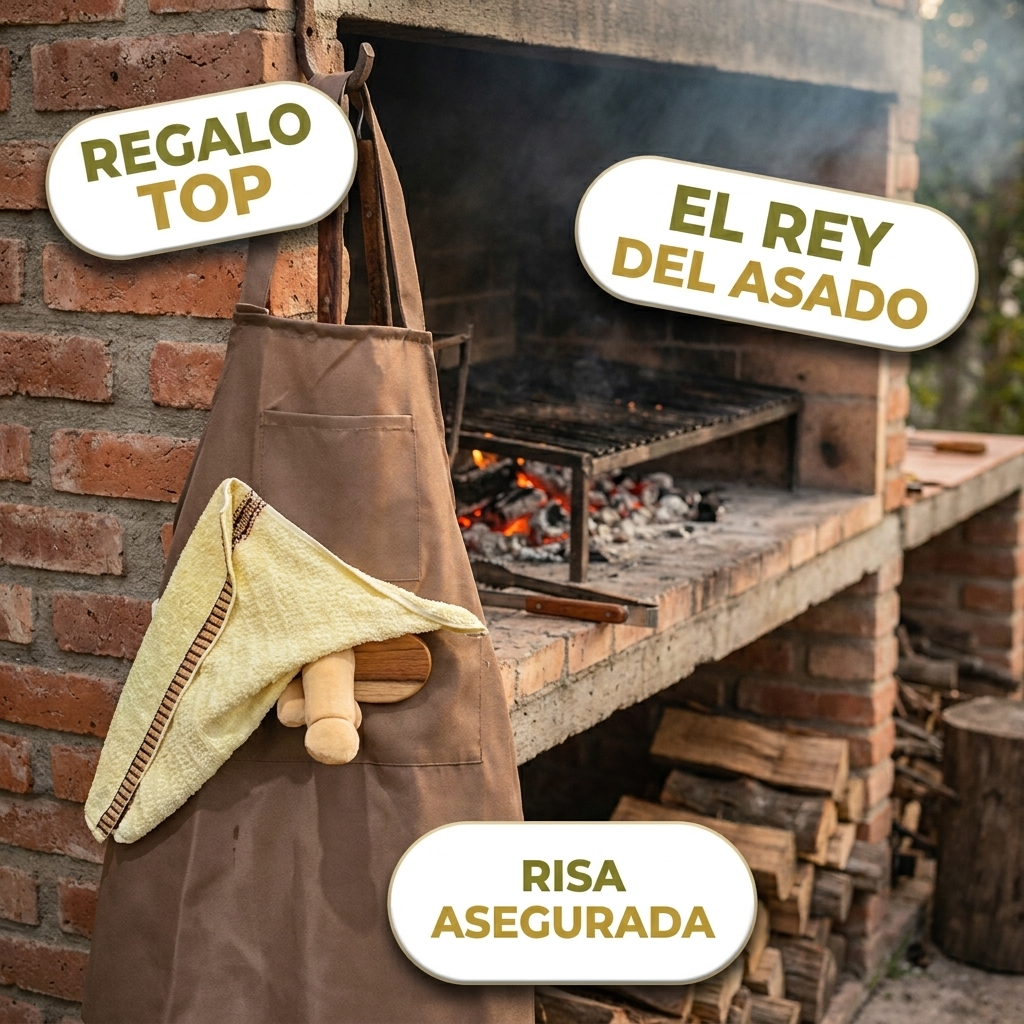 Delantal De Parrilla De Broma – El Rey Del Asado