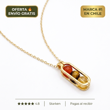Collar Energy Refresh – Tu Amuleto De Empuje | Chapado Oro 18k