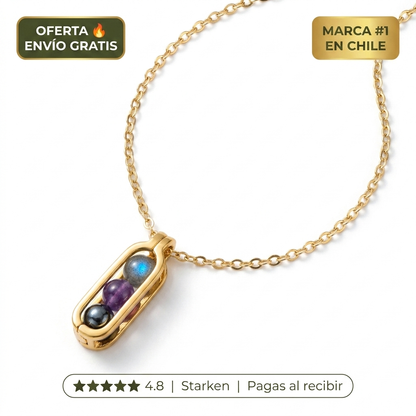 Collar Empath Protection – Escudo Contra Malas Energías | Chapado Oro 18k