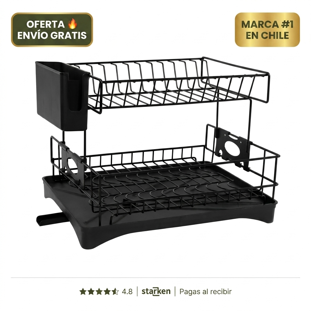 Escurridor De Loza Ergonómico – Cocina Siempre Ordenada