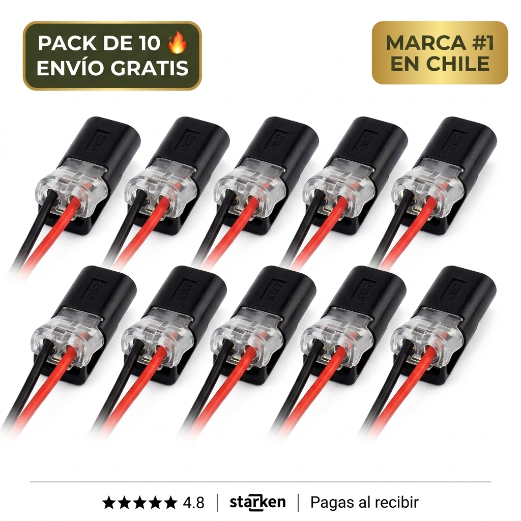 Conectores Para Cables Pack 10 – Conexiones Seguras