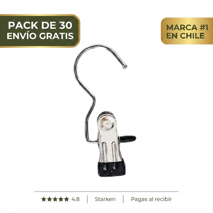 Ganchos Ahorra Espacio Pack 30 – Tu Clóset Rinde El Doble
