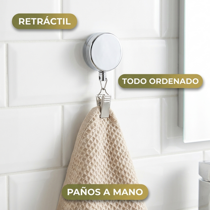 Gancho Telescópico Para Toallas – Orden En Tu Cocina