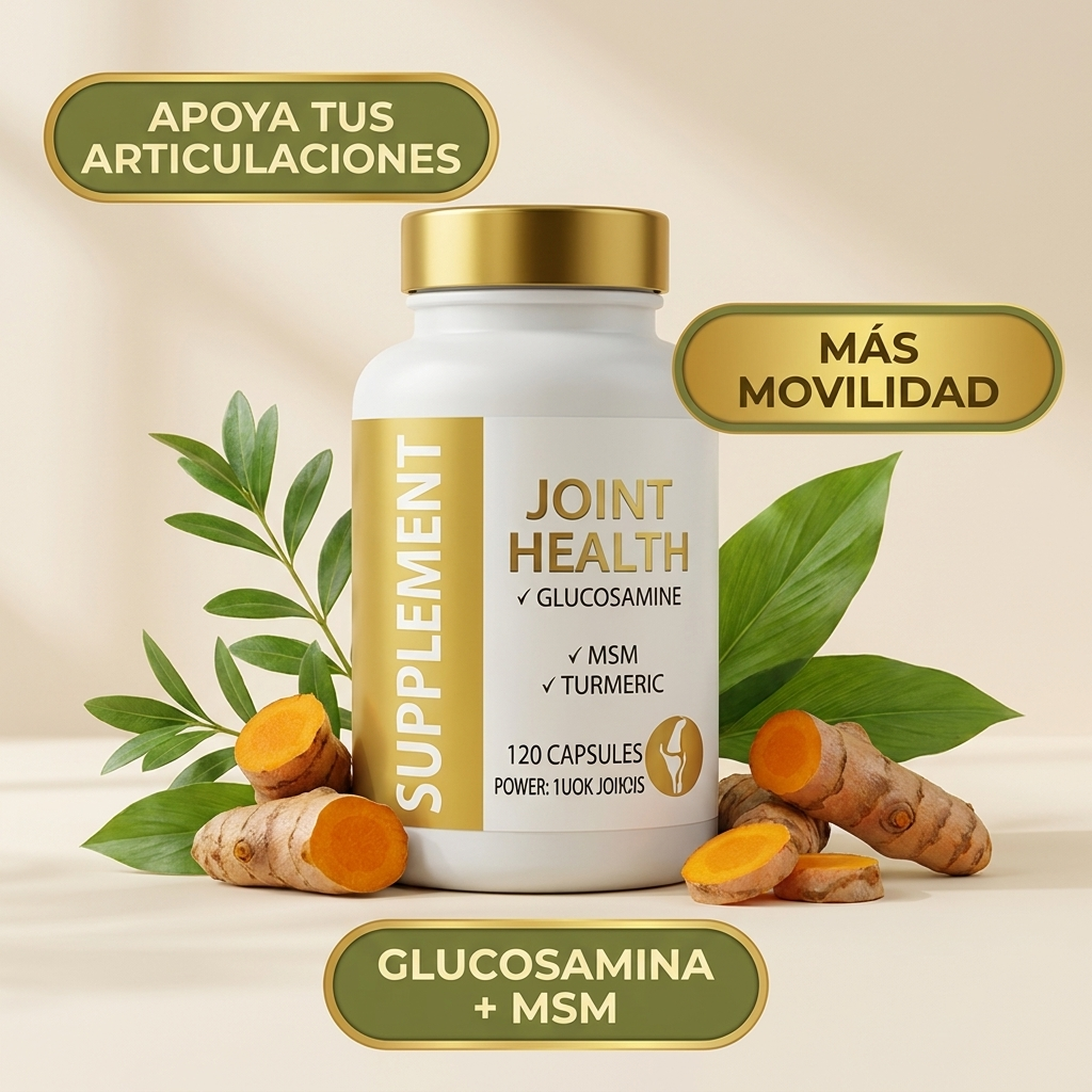 Articular Cápsulas – Glucosamina, MSM Y Cúrcuma