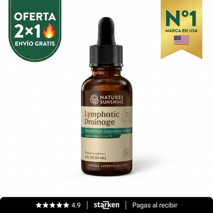 Drenaje Linfático Nature Sunshine | Reduce Hinchazón y Retención